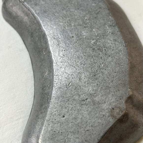 Vintage Armetale Possibly Wilton Cresent shaped Relish Tray Tavern Renaissance - Picture 8 of 8